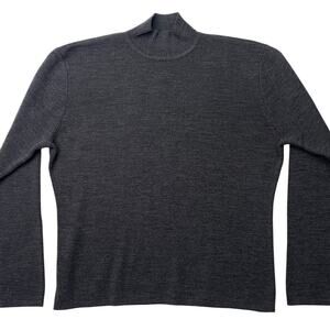 Dana Buchman Womens XL Sweater Mock Neck Long Sleeve Pullover Soft Fitted